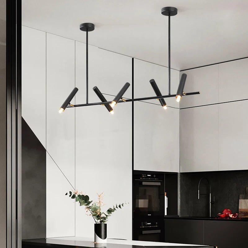 Orbitron Linear Suspension Spotlight Pendant Light - Lumen Attic