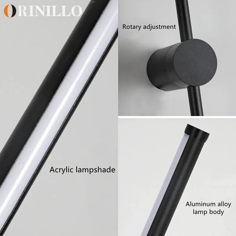 Orinillo Linear Wall Sconce Minimalist LED Light - Lumen Attic