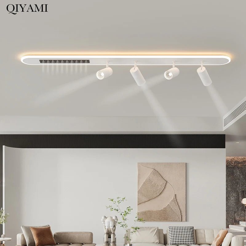 Qiya Sleek Modern LED Adjustable Spotlights - Lumen Attic