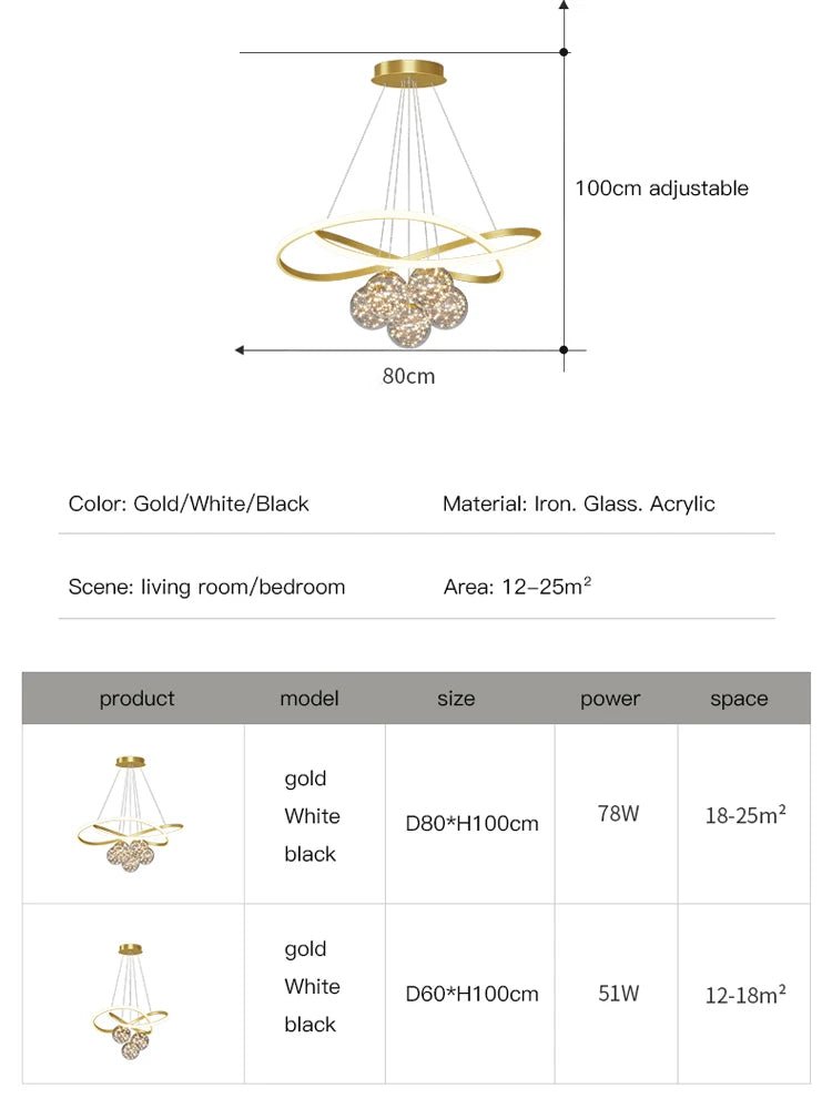 Qyartistry Celestial Harmony Pendant Light - Lumen Attic