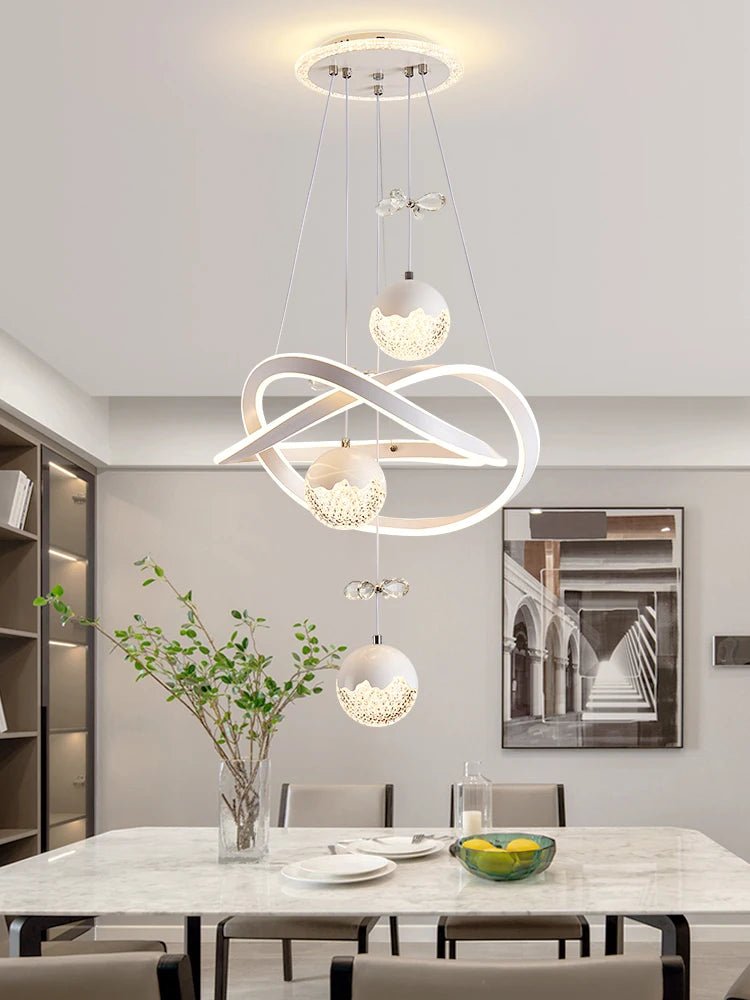 Qyartistry Modern Minimalist Chandelier - Lumen Attic