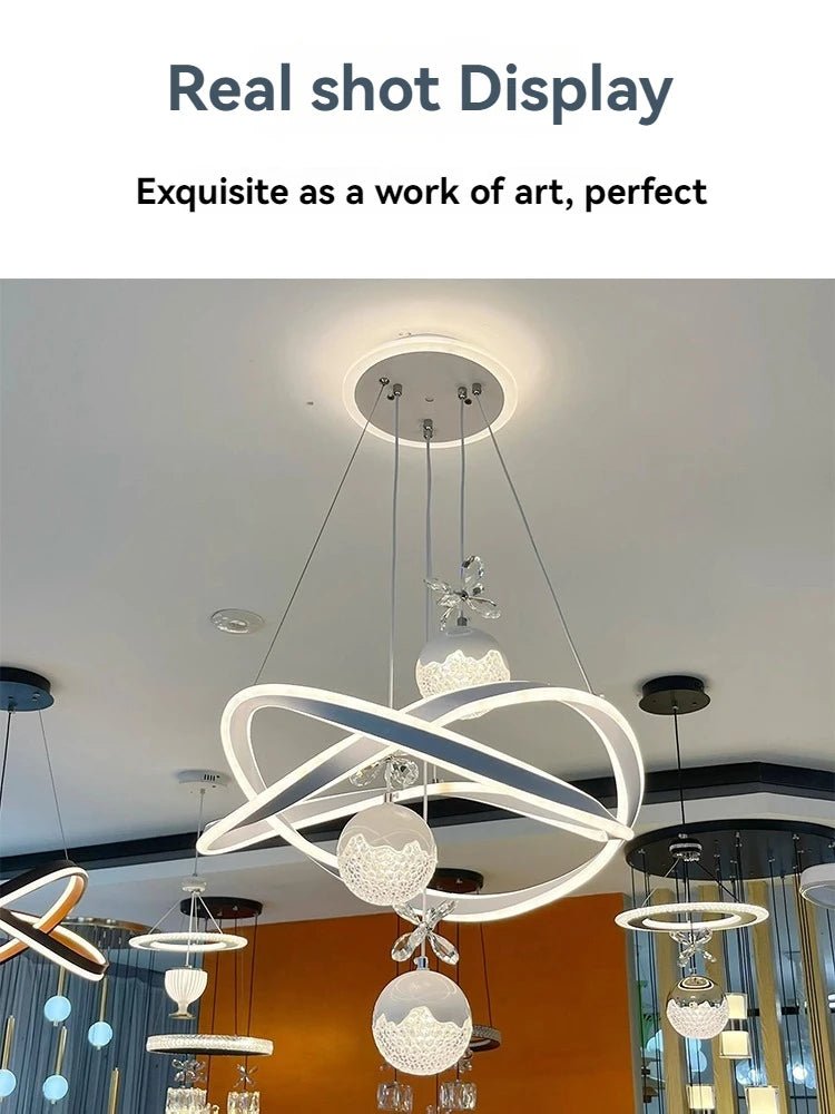 Qyartistry Modern Minimalist Chandelier - Lumen Attic