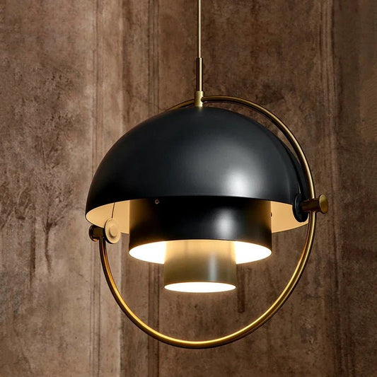 Rustic Orbital Elegance Modern Pendant Light - Lumen Attic