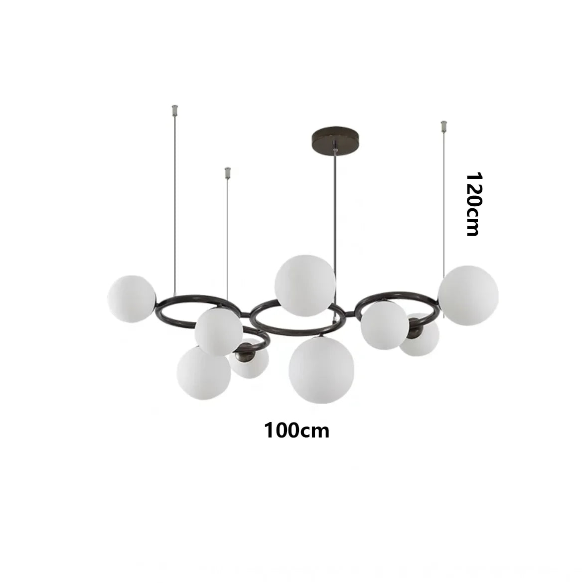 Saven Modern Nebula Orb Cluster Chandelier Light - Lumen Attic