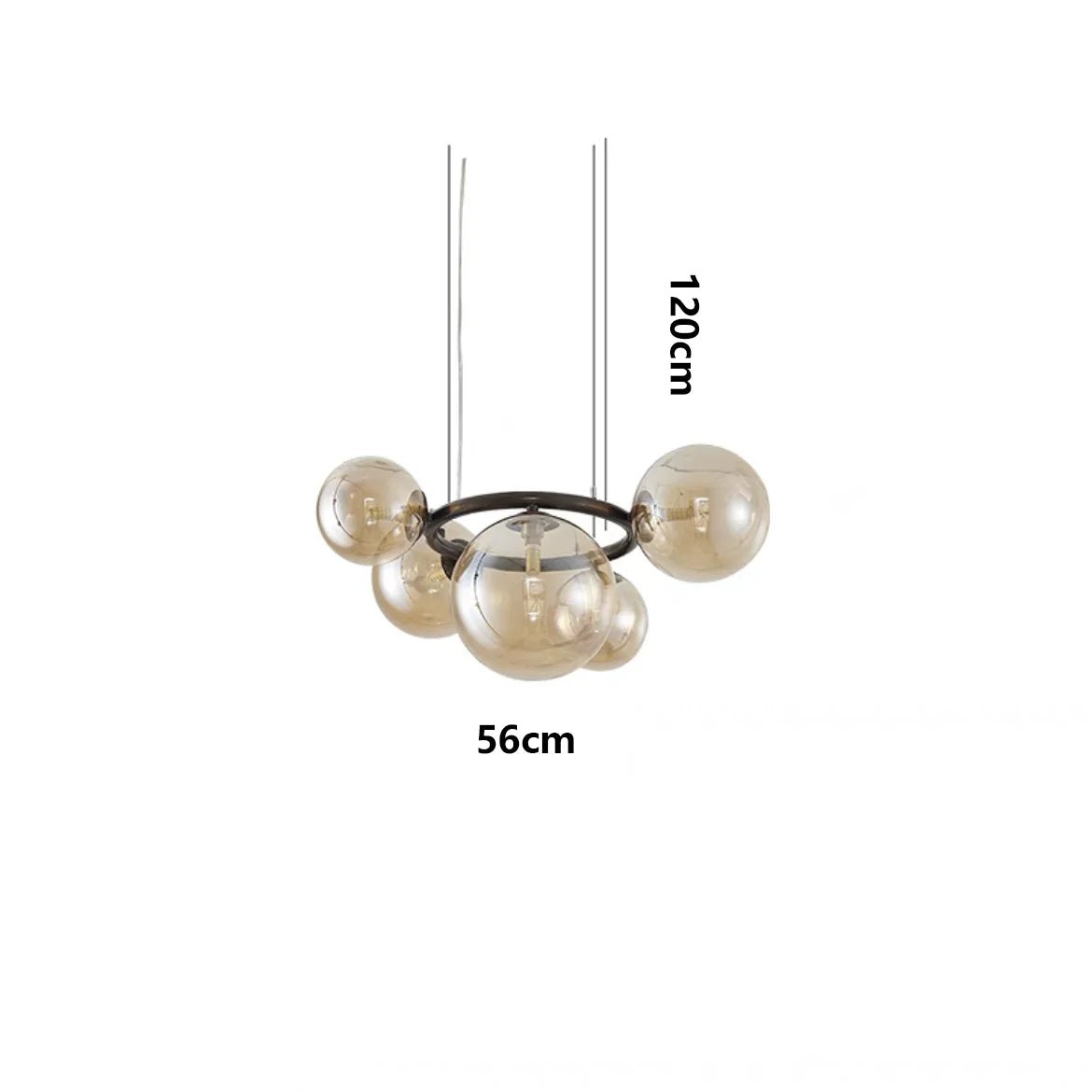 Saven Modern Nebula Orb Cluster Chandelier Light - Lumen Attic