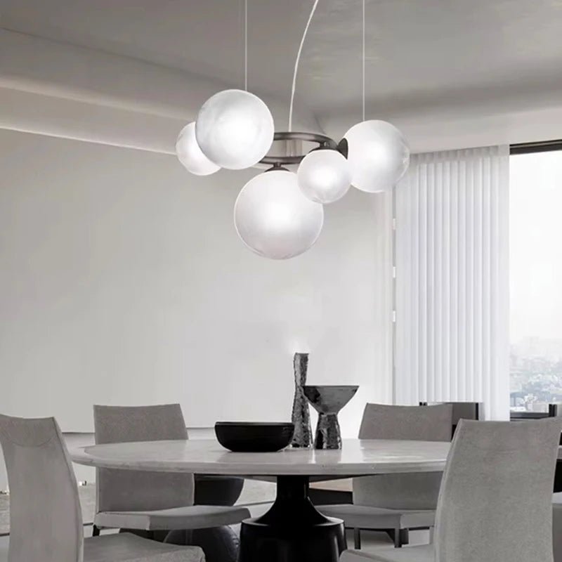 Saven Modern Nebula Orb Cluster Chandelier Light - Lumen Attic