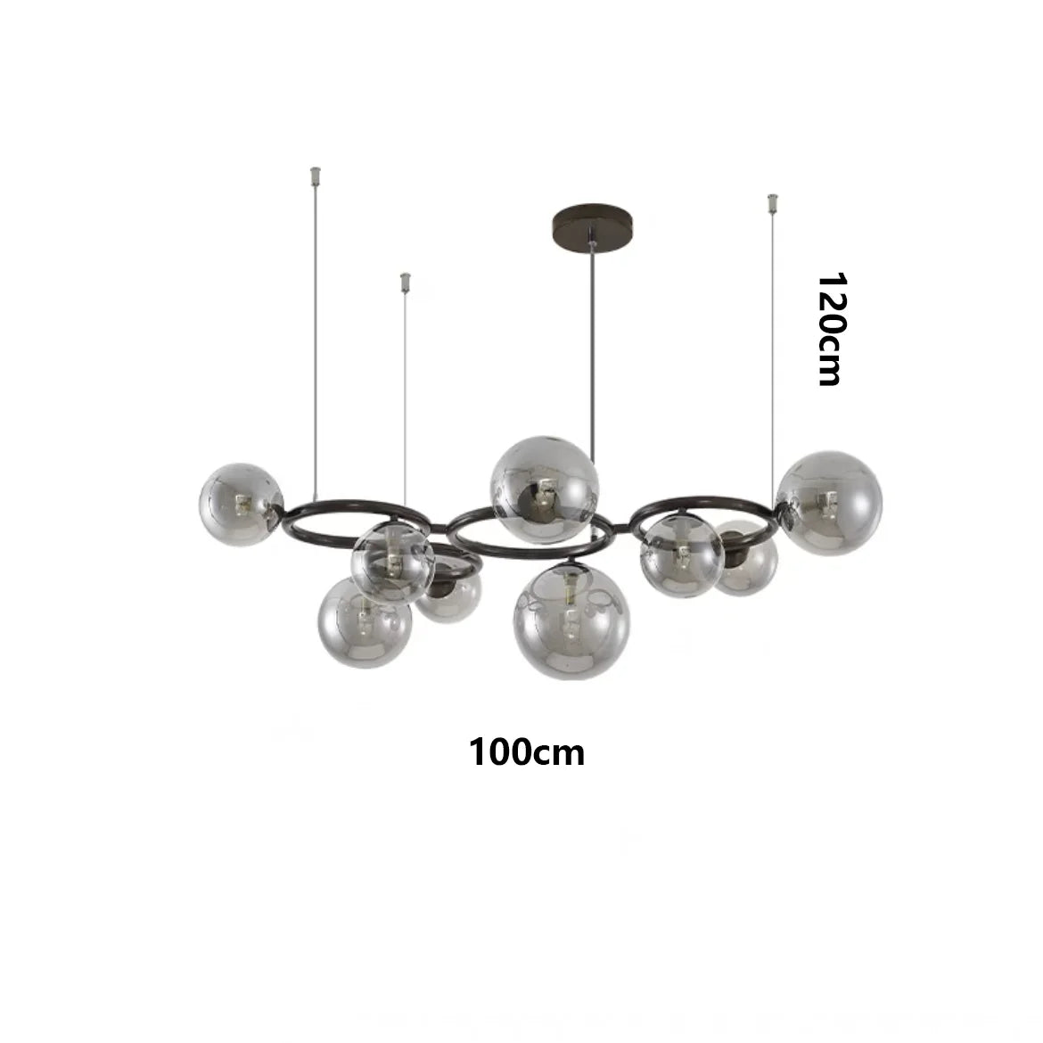 Saven Modern Nebula Orb Cluster Chandelier Light - Lumen Attic