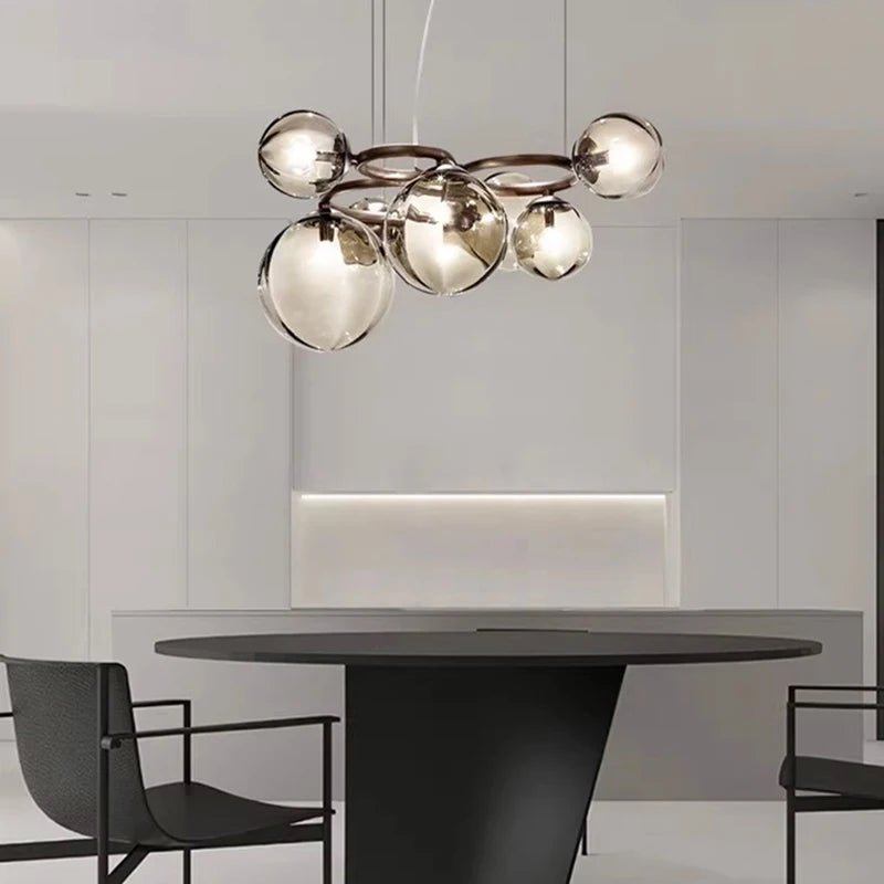 Saven Modern Nebula Orb Cluster Chandelier Light - Lumen Attic