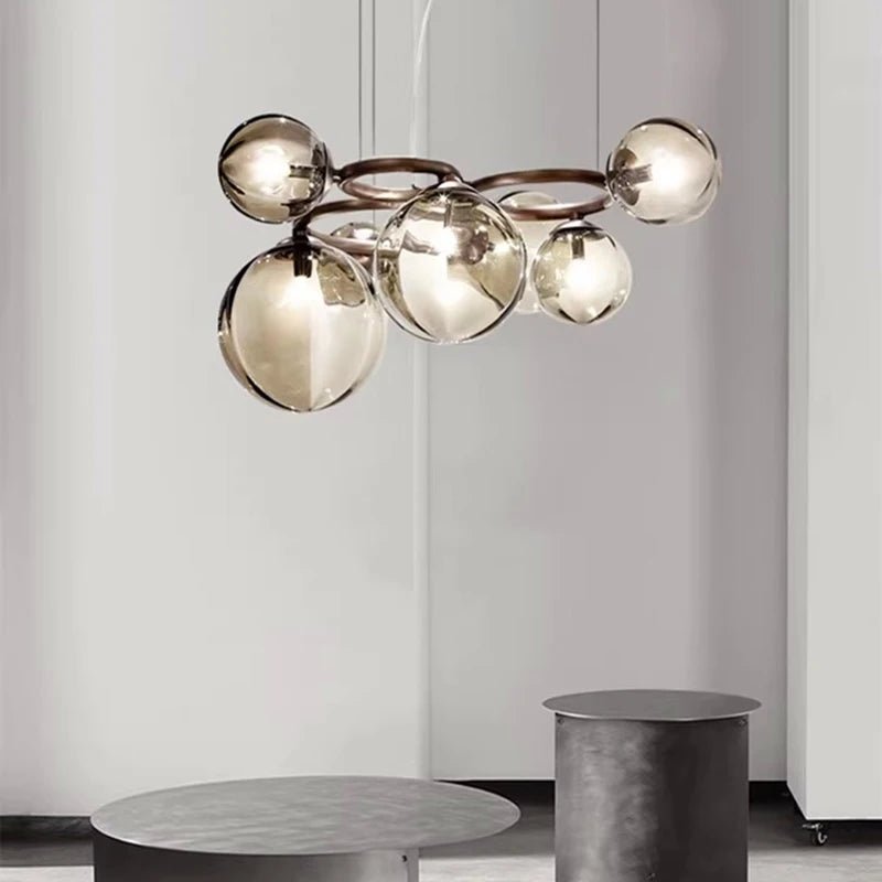 Saven Modern Nebula Orb Cluster Chandelier Light - Lumen Attic