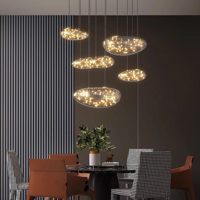 Savenmade Lucciola Modern Chandelier - Lumen Attic