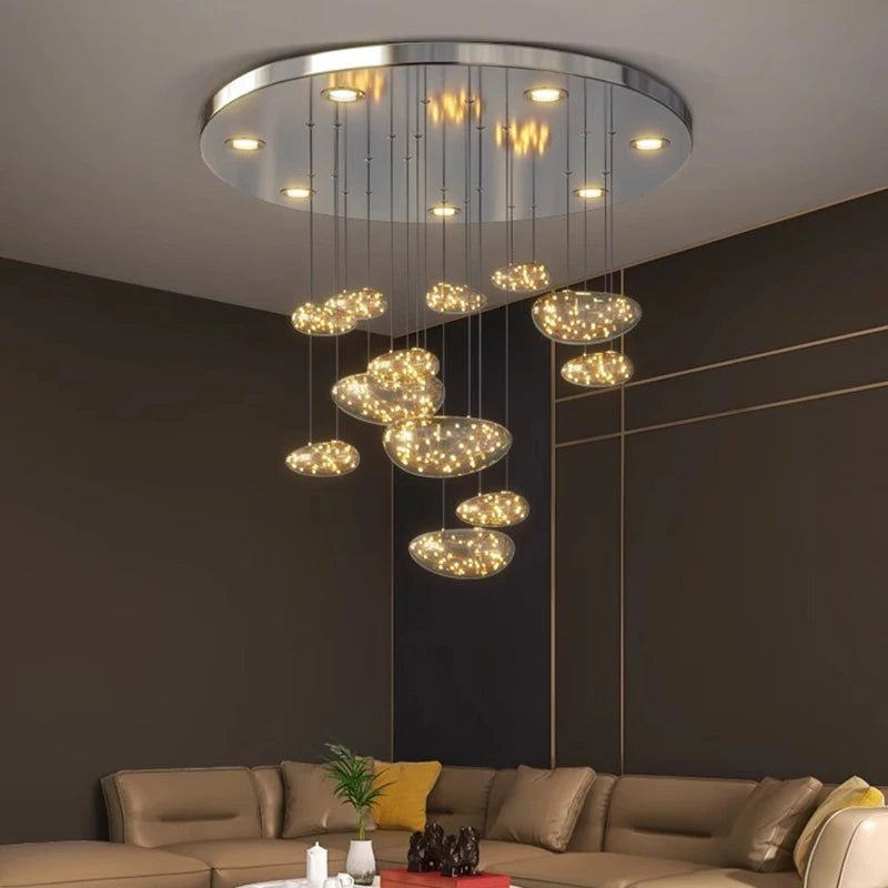 Savenmade Lucciola Modern Chandelier - Lumen Attic