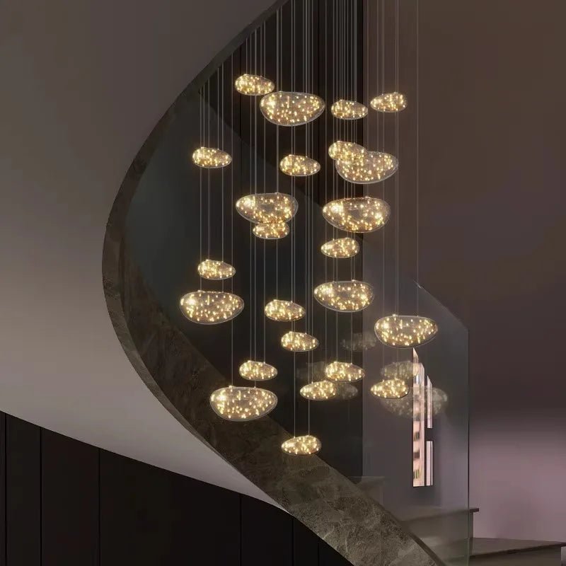 Savenmade Lucciola Modern Chandelier - Lumen Attic