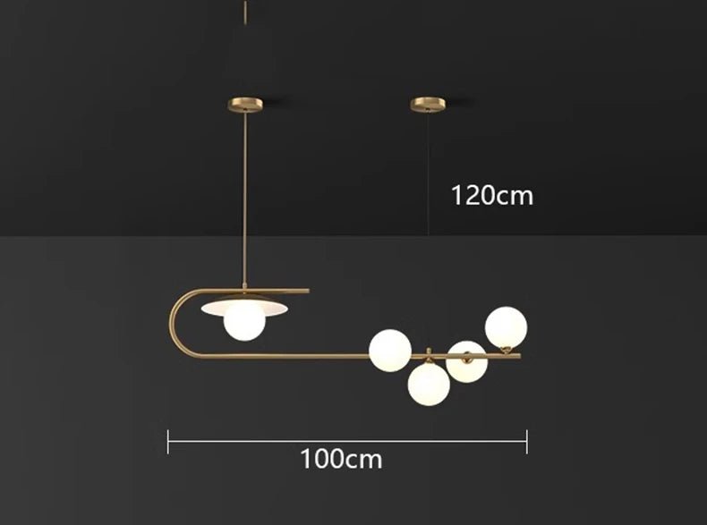 Savenmade Zaloni Modern Chandelier Light - Lumen Attic