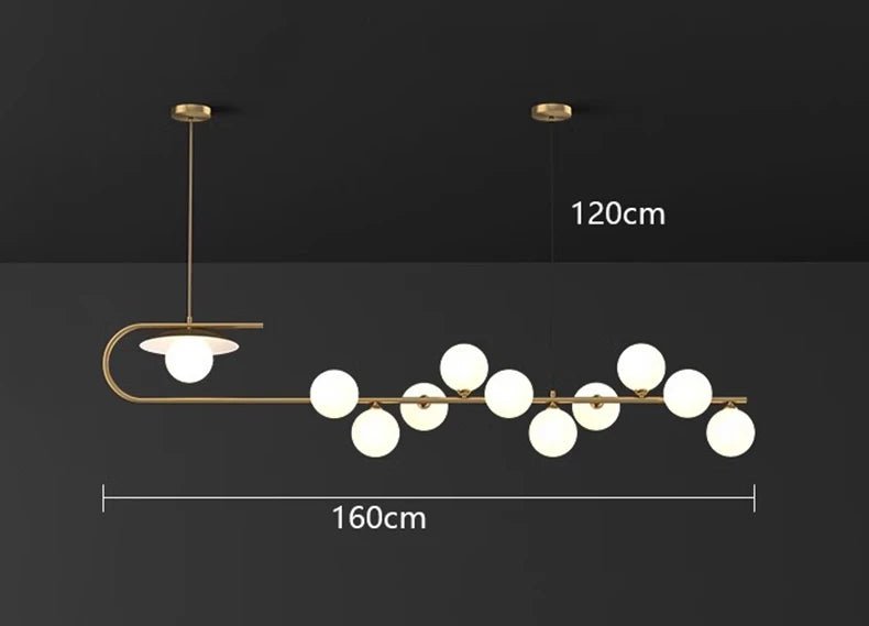 Savenmade Zaloni Modern Chandelier Light - Lumen Attic