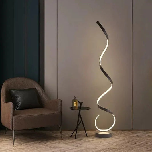 Serpentine LED Floor Lamp - Lumen Attic