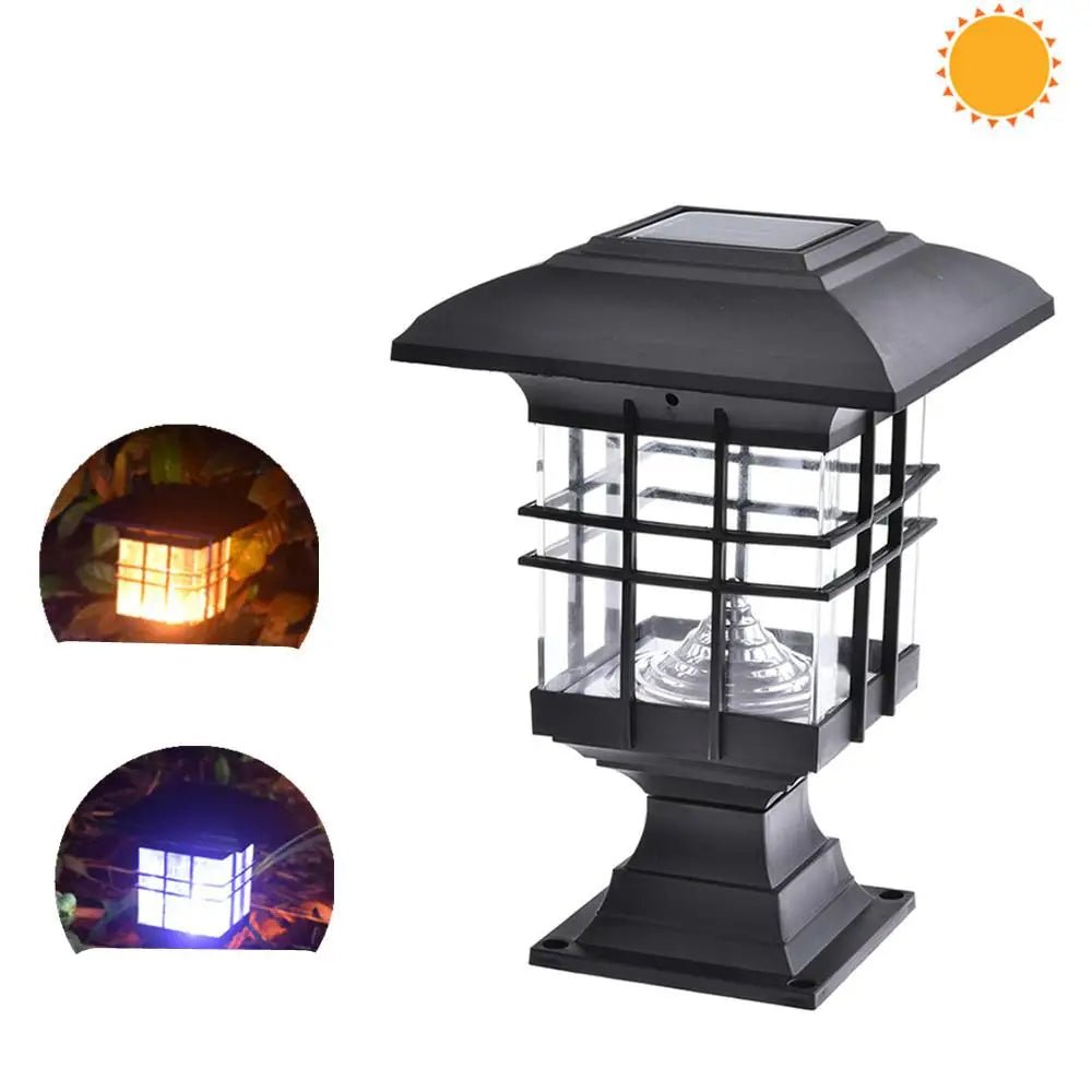 SICED Solar Pillar LED Light Outdoor - Lumen Attic