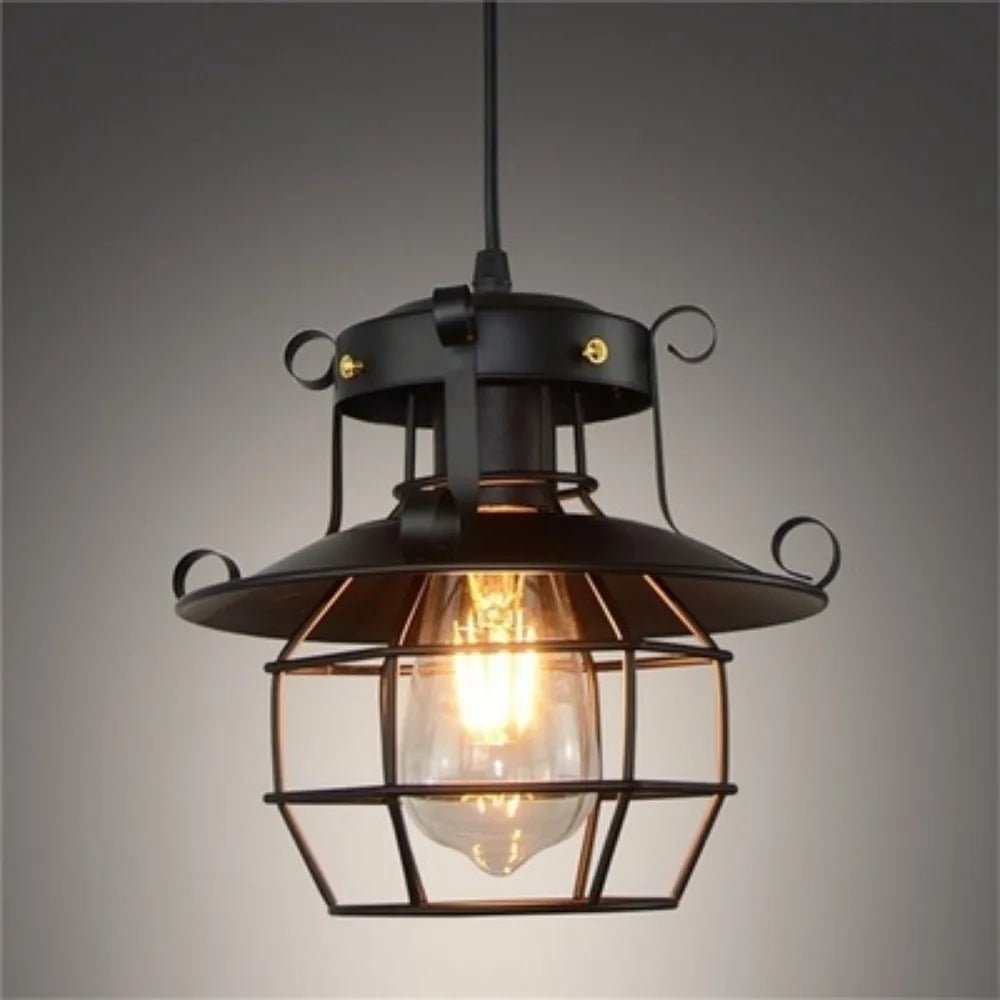 Small Retro Nostalgic Pendant Light - Lumen Attic