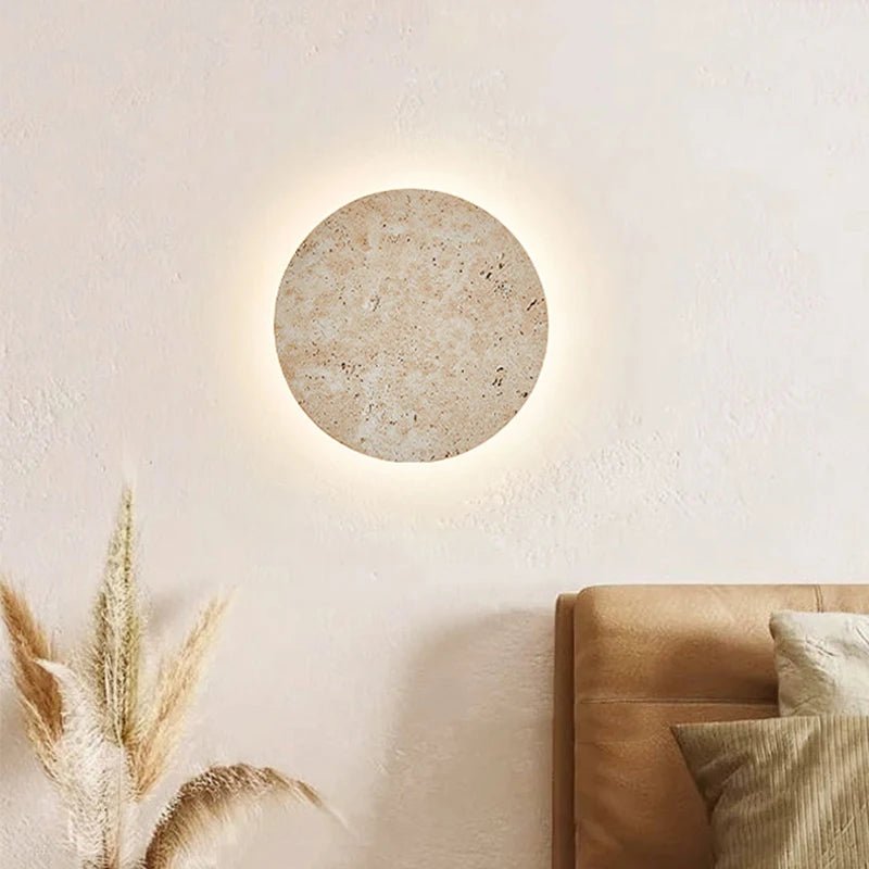 Solara Stone Look Wall Light Modern - Lumen Attic