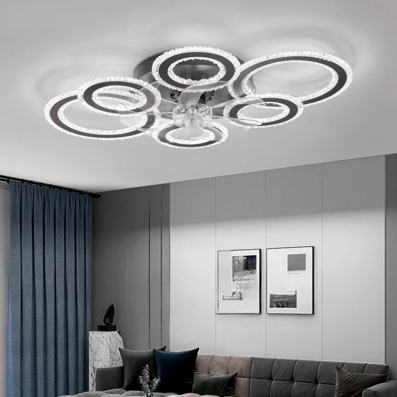 TAPN Ceiling Fan LED Chandelier - Lumen Attic