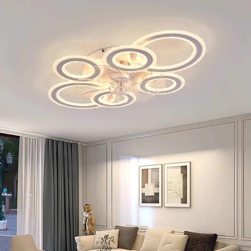 TAPN Ceiling Fan LED Chandelier - Lumen Attic