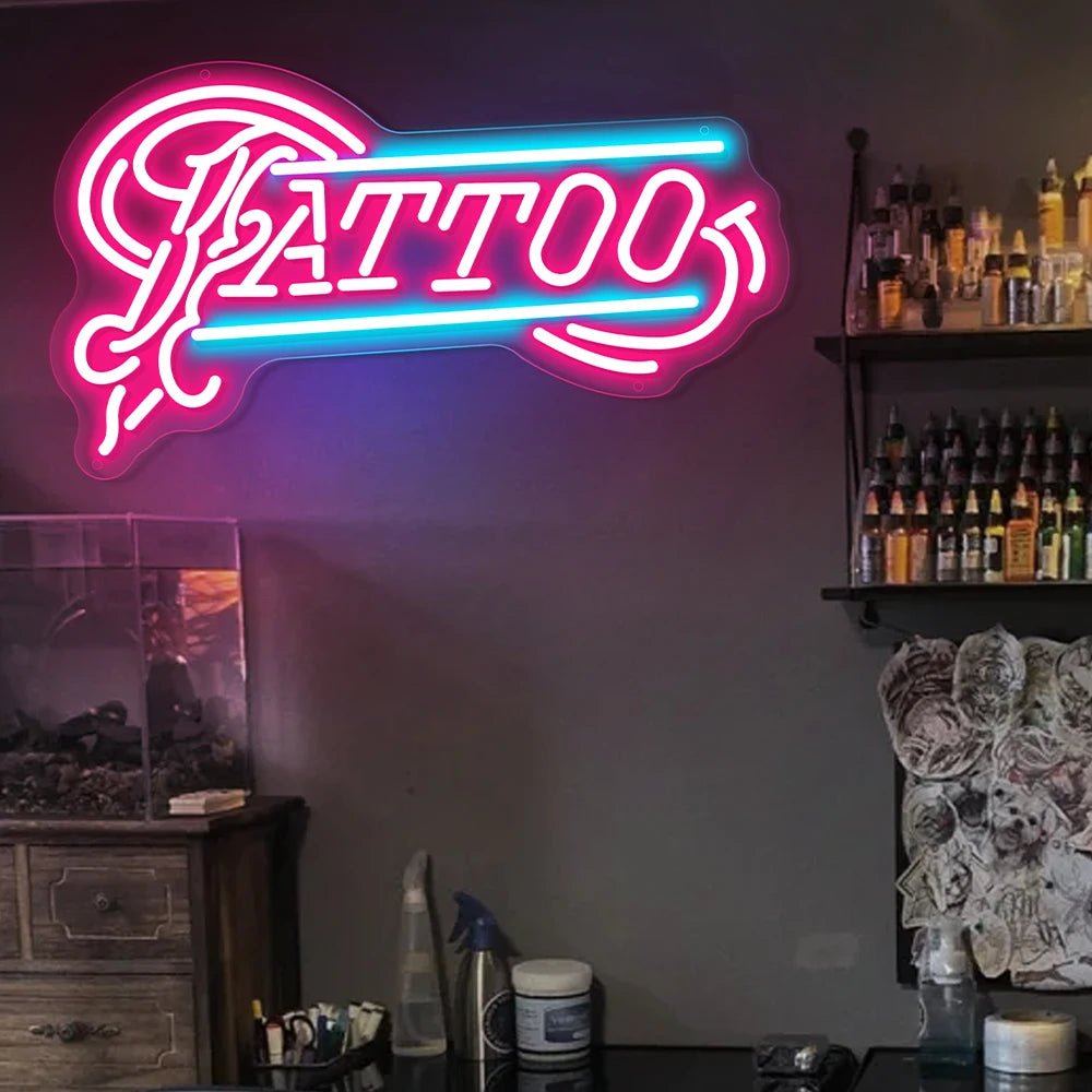 Tattoo LED Neon Light Studio - Lumen Attic