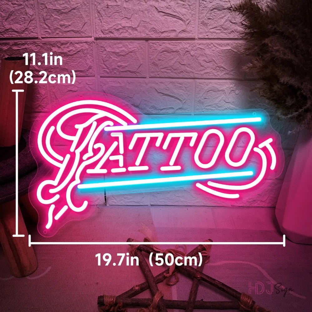 Tattoo LED Neon Light Studio - Lumen Attic