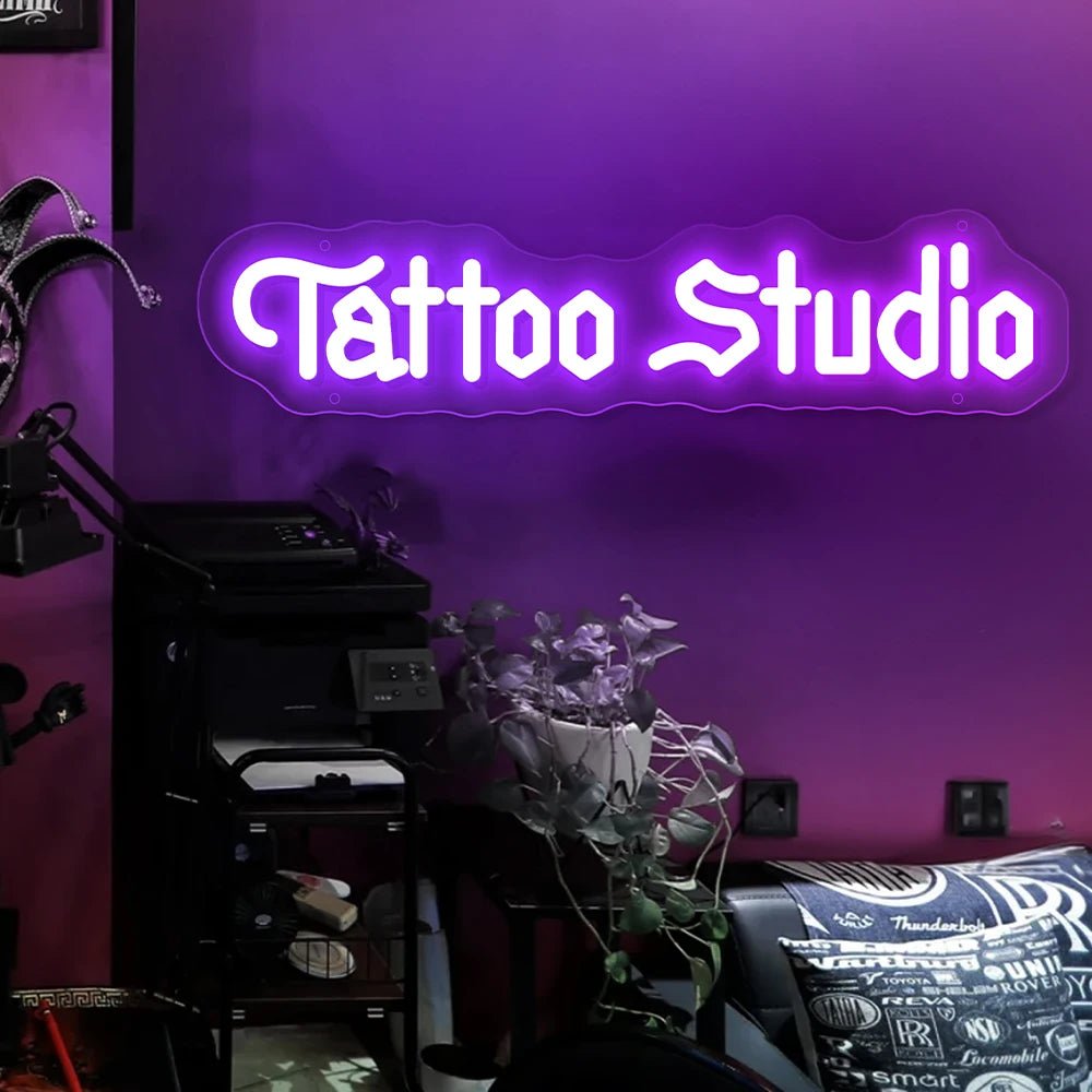 Tattoo LED Neon Light Studio - Lumen Attic