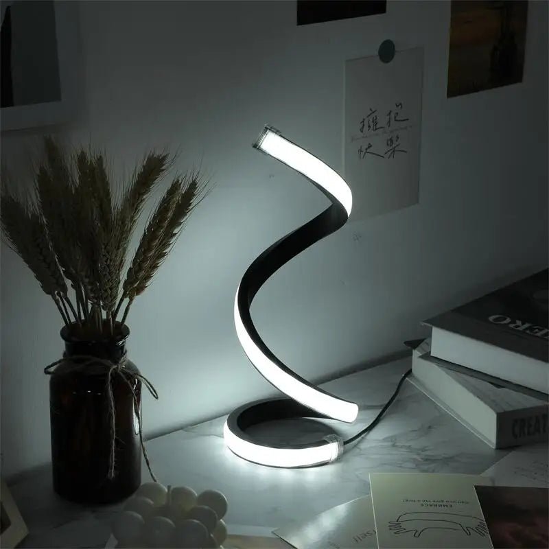 TwistGlow LED Spiral Lamp - Lumen Attic