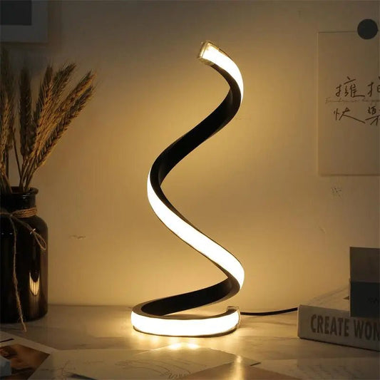 TwistGlow LED Spiral Lamp - Lumen Attic