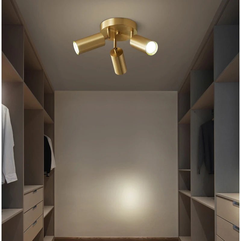 UMI LIGHTING GU10 Gold Rotatable Ceiling Light Fixture - Lumen Attic