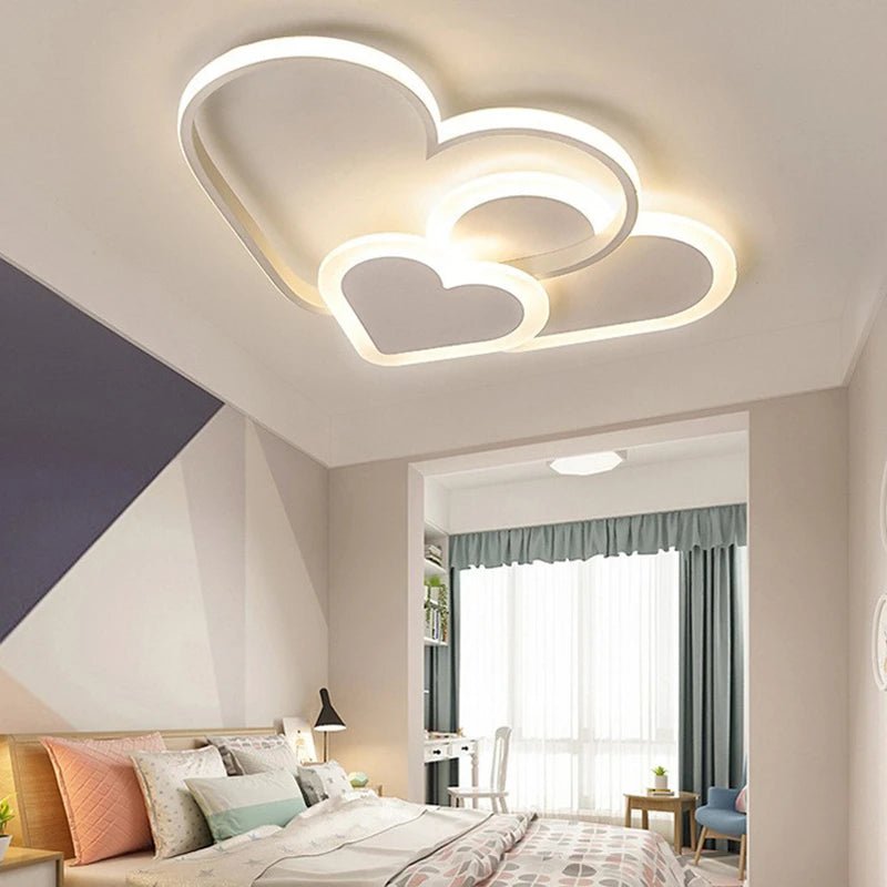 Various Cloud and Heart LED Ceiling Lamp - Lumen Attic