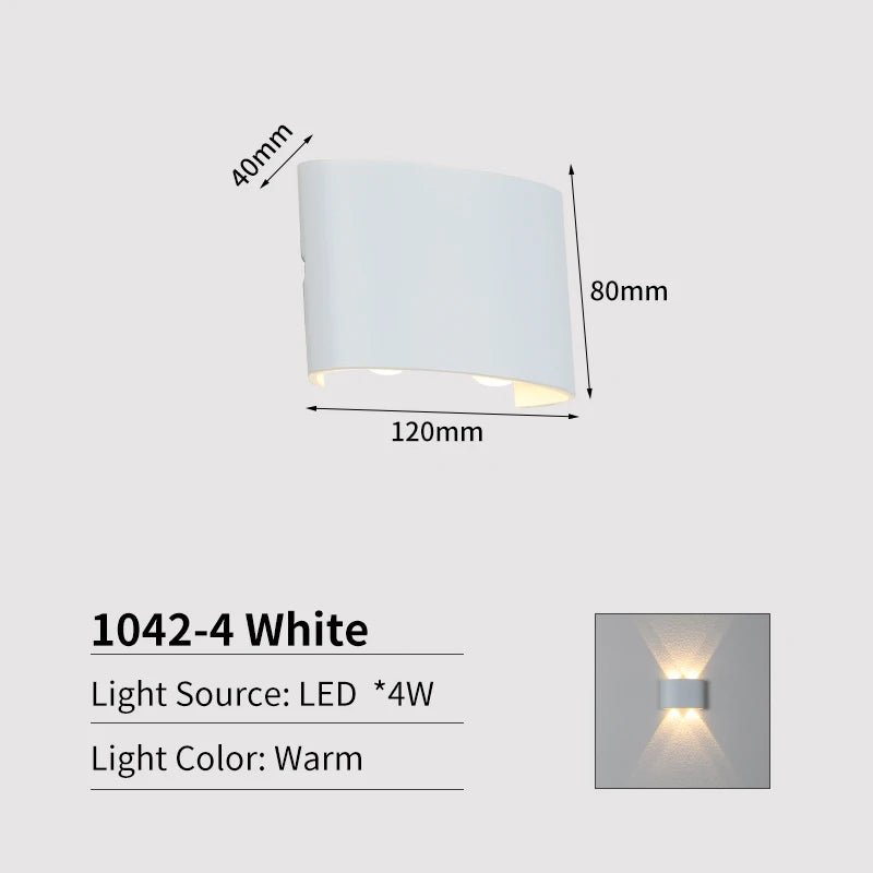 Various Joollysun Modern Outdoor Wall Lamps - Lumen Attic