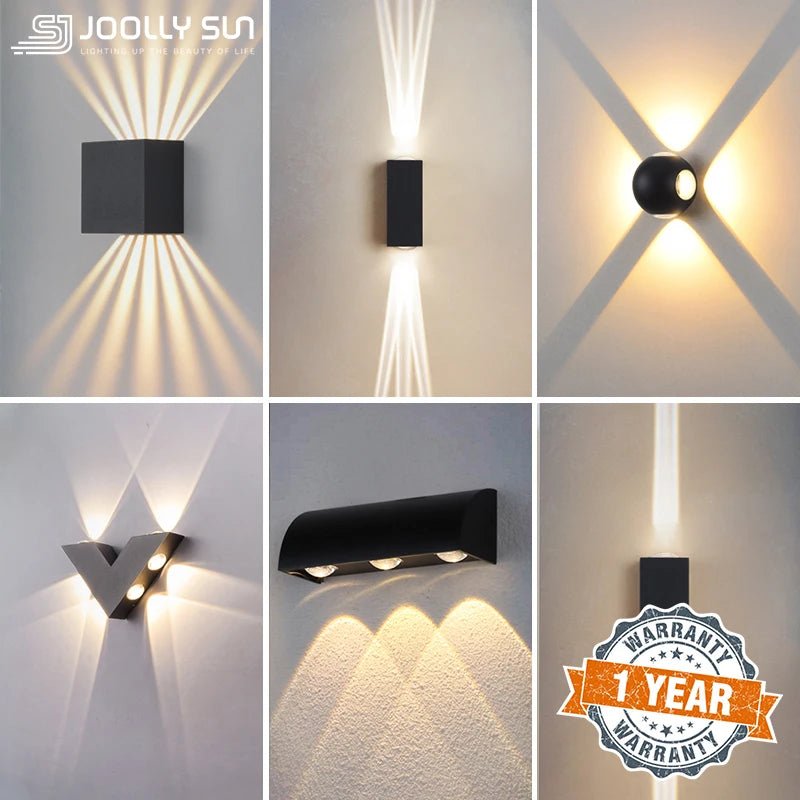 Various Joollysun Modern Outdoor Wall Lamps - Lumen Attic