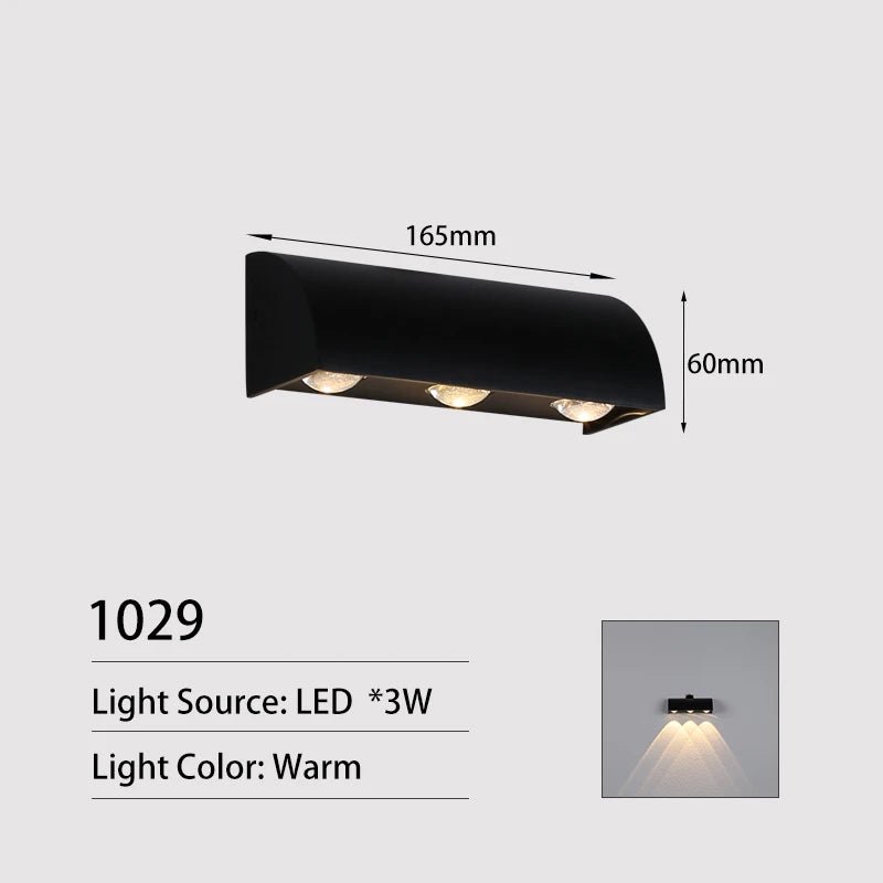 Various Joollysun Modern Outdoor Wall Lamps - Lumen Attic