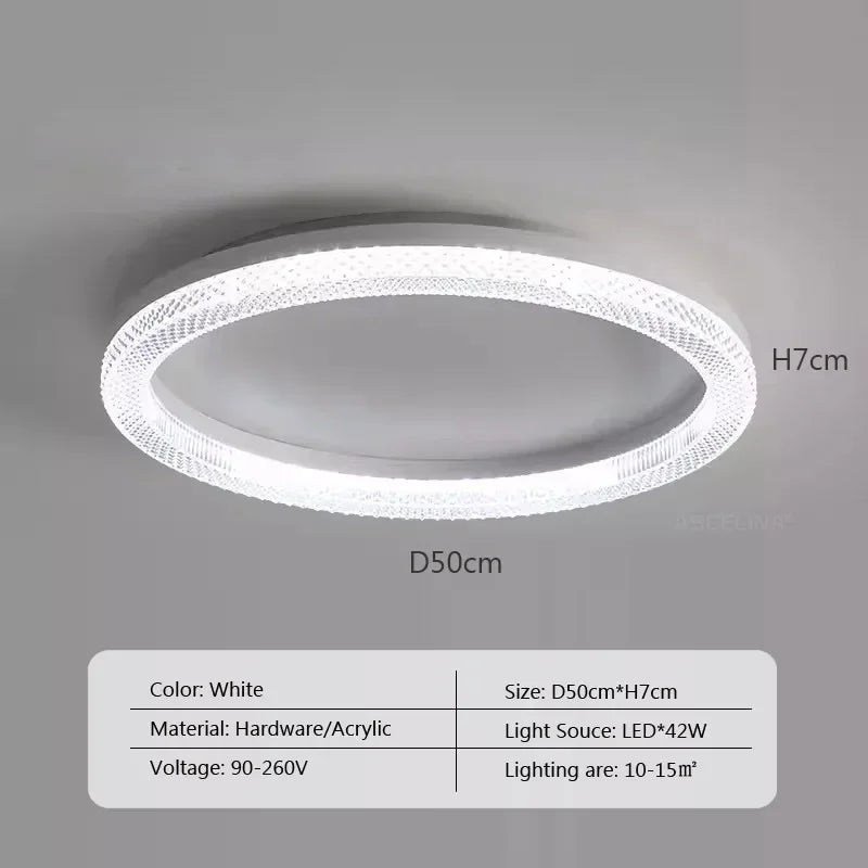 Venni&Vetti LCL210 Modern Flush Mount LED Ceiling Lamp - Lumen Attic