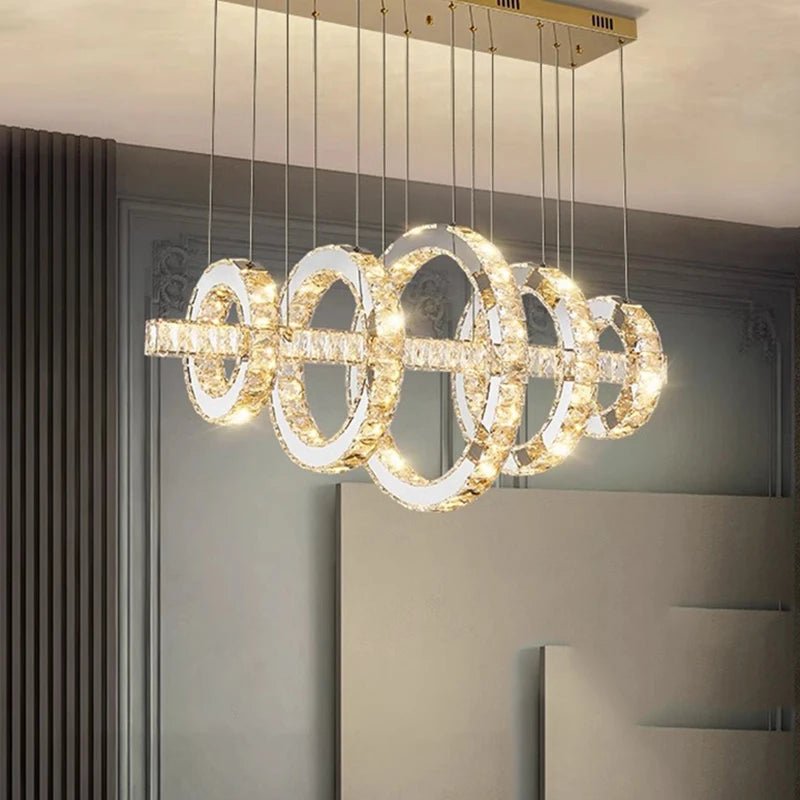 Venni&Vetti Opulence Shimmering Crystal Chandelier Light - Lumen Attic