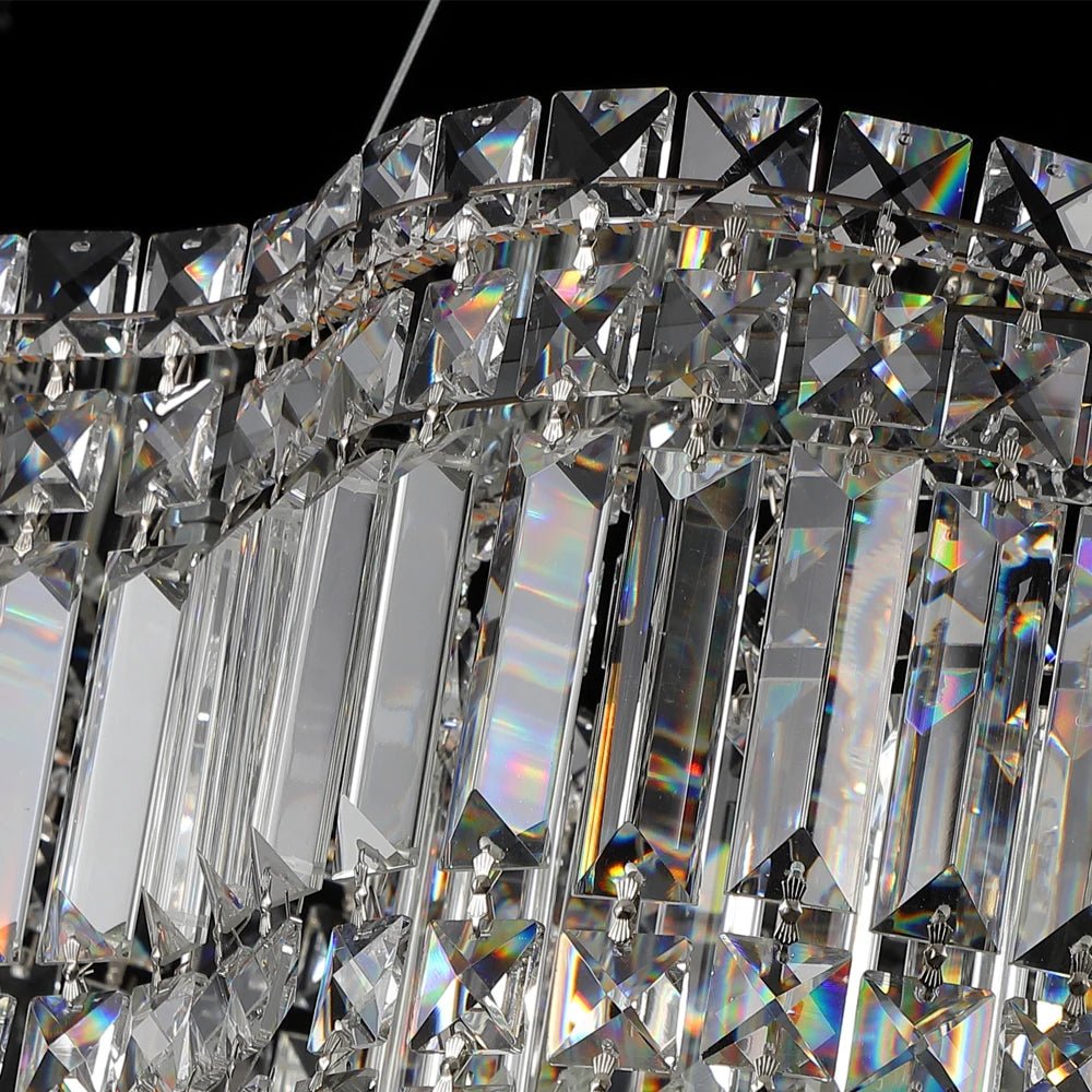 Veropera Crystal Cascade LED Chandelier - Lumen Attic