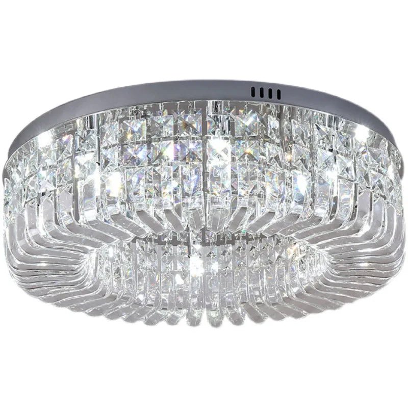 Vitacasa Luxury Crystal Ceiling Chandelier Modern Gold and Chrome - Lumen Attic