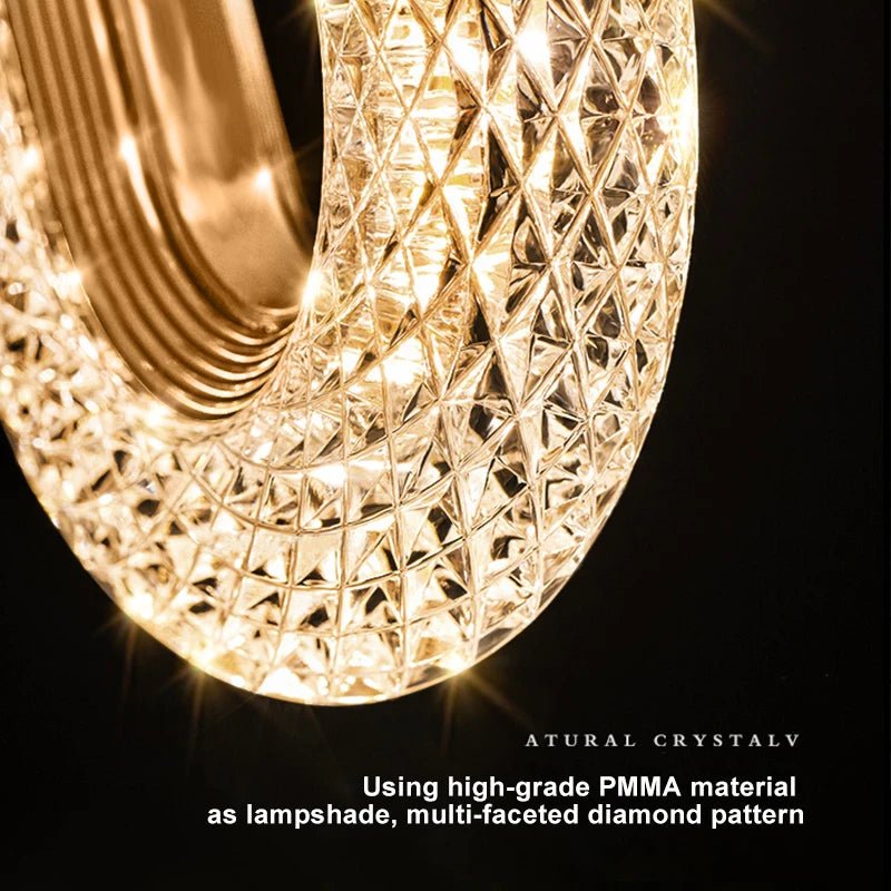 Vitacasa Modern Crystal LED Pendant Lamps - Lumen Attic