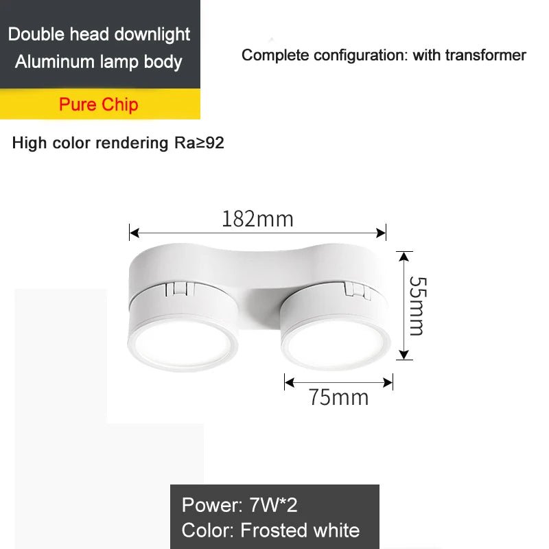 Vola DuoFlex Folding Double Head Spot Light - Lumen Attic