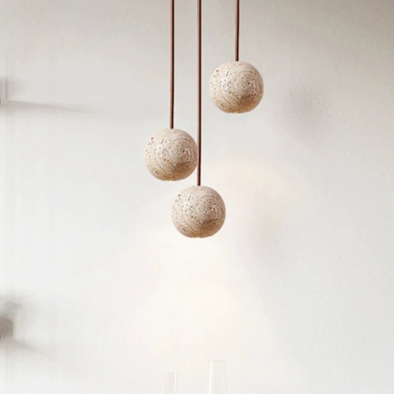 Wabi Sabi EL - Sphere Led Pendant Lamp - Lumen Attic