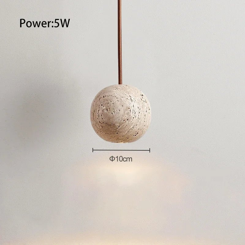 Wabi Sabi EL - Sphere Led Pendant Lamp - Lumen Attic