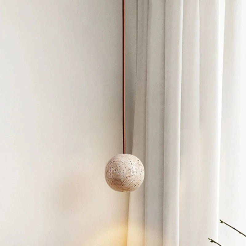 Wabi Sabi EL - Sphere Led Pendant Lamp - Lumen Attic