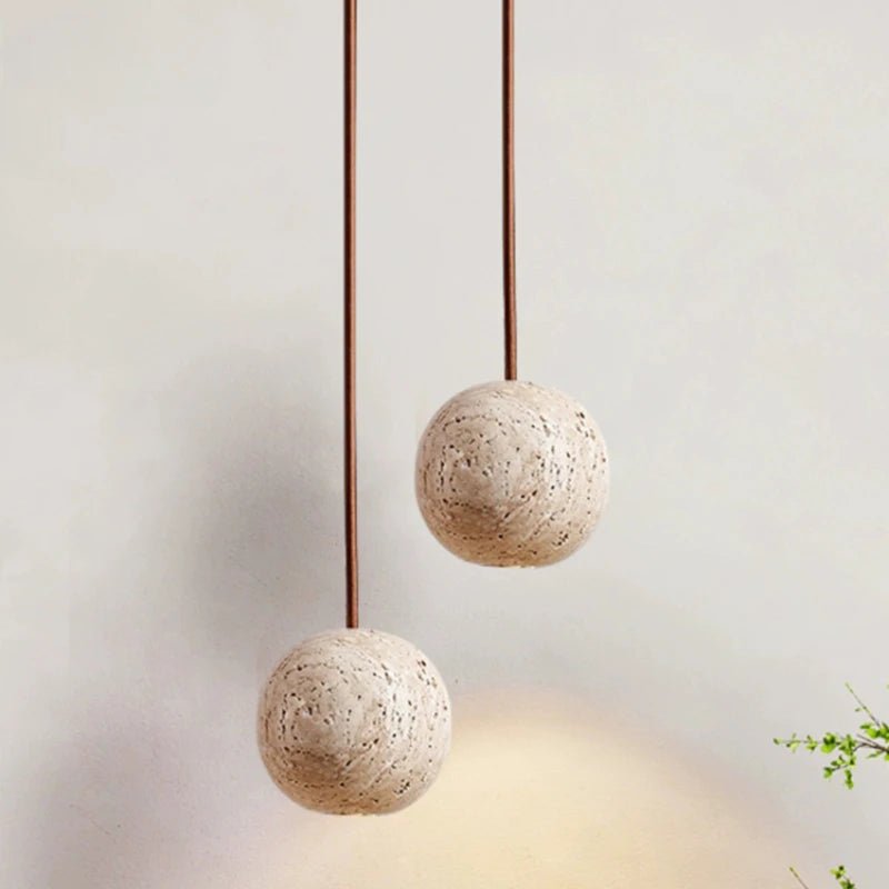 Wabi Sabi EL - Sphere Led Pendant Lamp - Lumen Attic