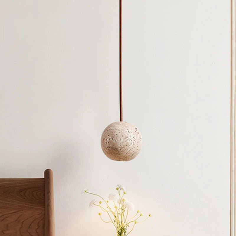 Wabi Sabi EL - Sphere Led Pendant Lamp - Lumen Attic