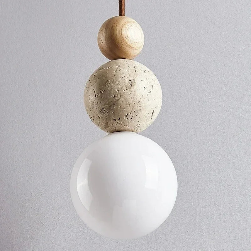 Wabi Sabi JKX1 Stone Pendant Light - Lumen Attic