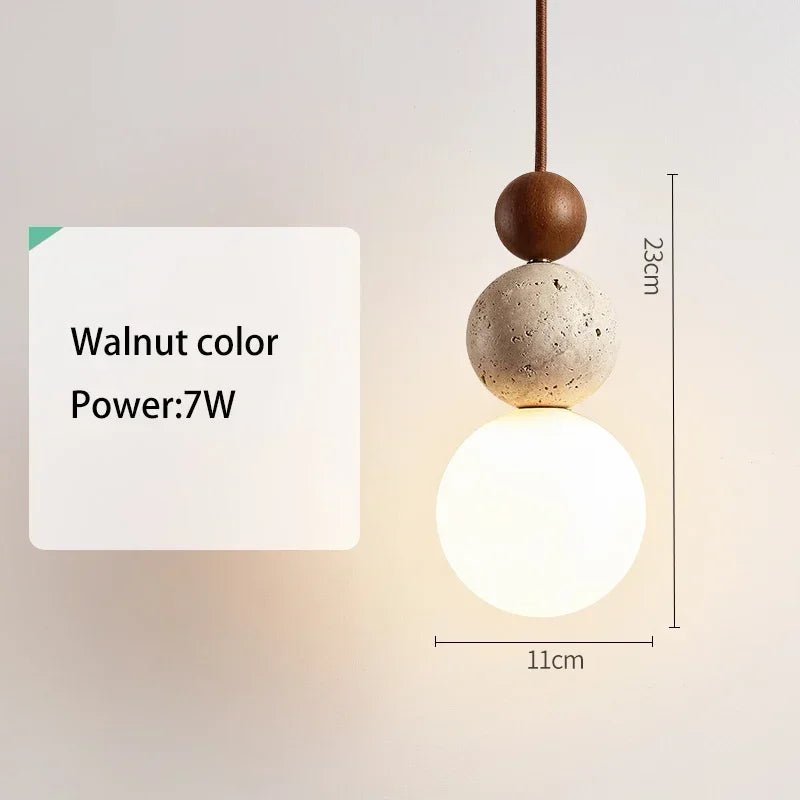 Wabi Sabi JKX1 Stone Pendant Light - Lumen Attic