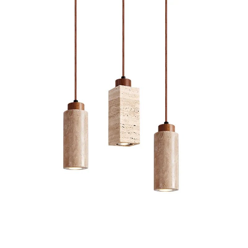 Wabi Sabi Stone Shade Modern Pendant Light - Lumen Attic