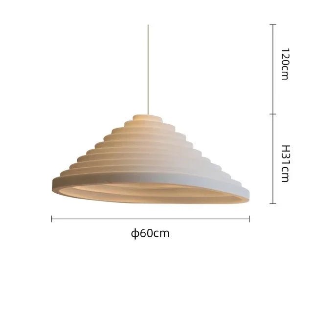 Wabi Wave Luxe Sculptural LED Pendant Light - Lumen Attic