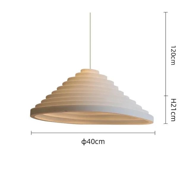 Wabi Wave Luxe Sculptural LED Pendant Light - Lumen Attic